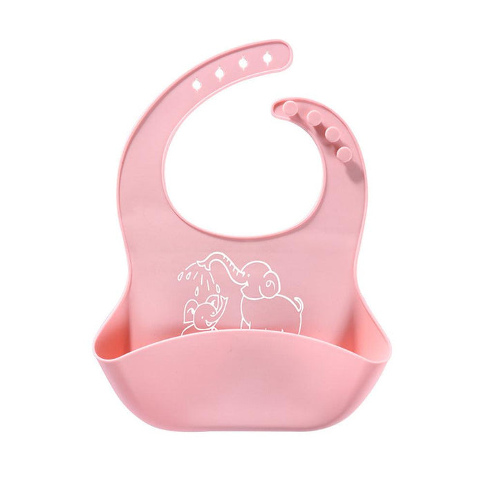 Baby Food Bib – Silicone Meal & Saliva Catcher - Smiling Sprouts