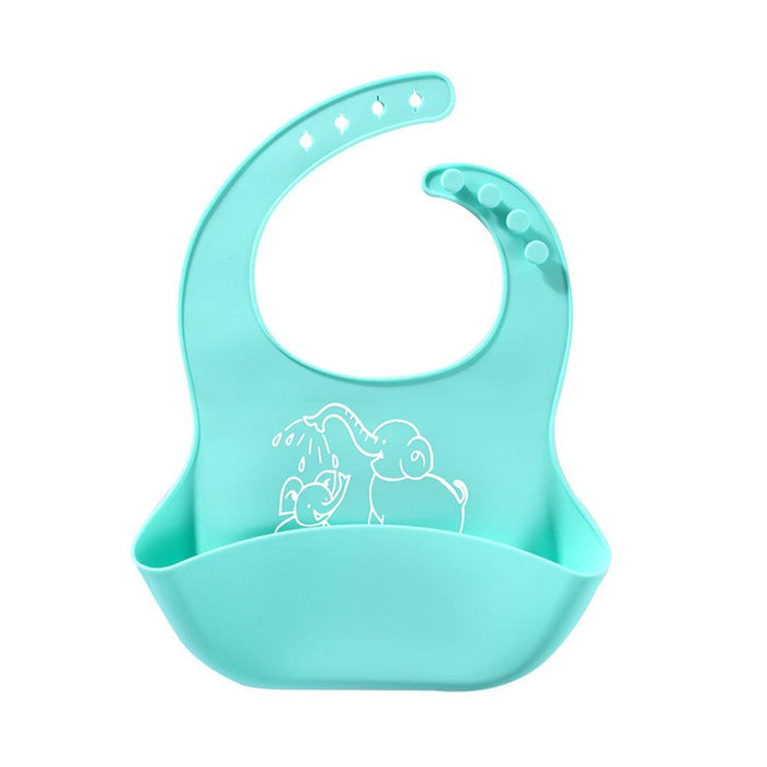 Baby Food Bib – Silicone Meal & Saliva Catcher - Smiling Sprouts