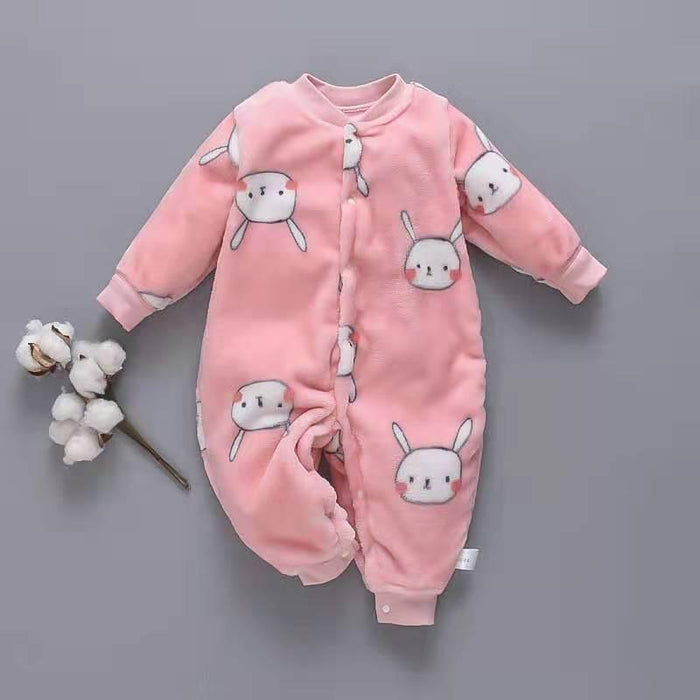 Cozy Cub Long Sleeve Romper - Smiling Sprouts