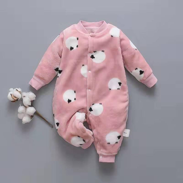 Cozy Cub Long Sleeve Romper - Smiling Sprouts