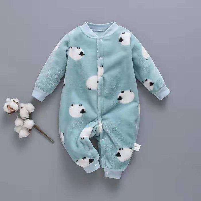 Cozy Cub Long Sleeve Romper - Smiling Sprouts