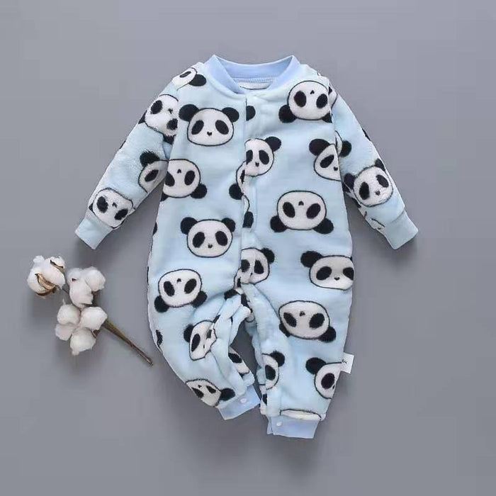 Cozy Cub Long Sleeve Romper - Smiling Sprouts