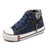 Autumn Breeze Kids’ Canvas Sneakers – Breathable High-Top Denim Casual Shoes for Boys & Girls - Smiling Sprouts