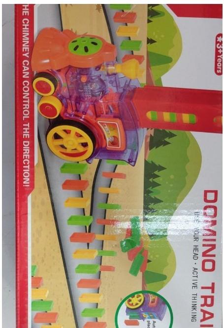 DominoTrain™ – Automatic Domino Laying Train Toy for Kids - Smiling Sprouts