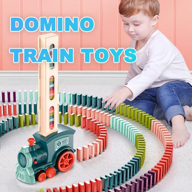 DominoTrain™ – Automatic Domino Laying Train Toy for Kids - Smiling Sprouts